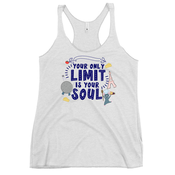 Remy Ratatouille Tank Top Your Only Limit is Your Soul Disney Women's Racerback Tank