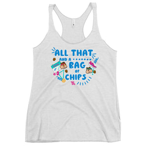 runDisney Chip and Dale 90s All that Disney running Women's Racerback Tank