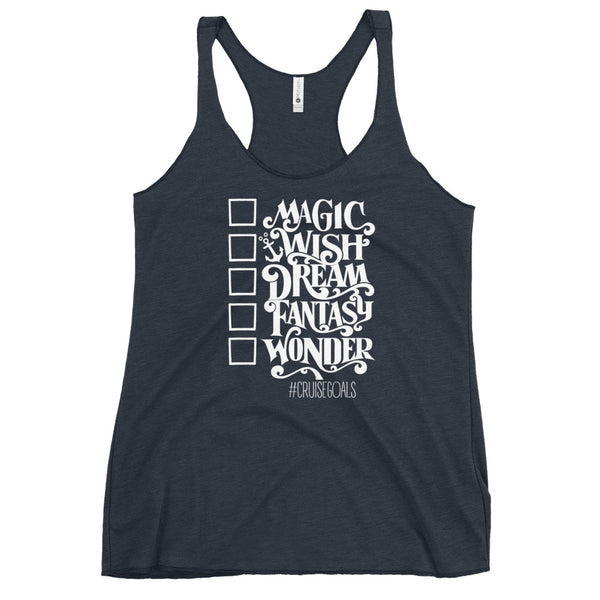 Disney Cruise Ships Tank Top With Checkboxes Disney Cruise Line Disney Cruise Checkboxes Racerback Tank Top