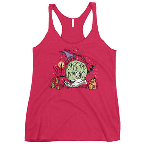 Hocus Pocus Garden of Magic Tank Top Disney Halloween Shirt Sarah Sanderson's Song Halloween Women's Racerback Tank