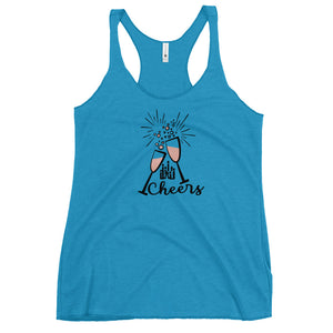 Cheers Disney Tank Top Disney New Years Celebration Hidden Mickey Racerback Tank Top