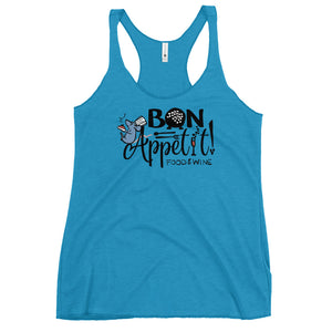 Epcot Bon Appetit Tank Top Disney Food and Wine Festival Remy Disney Shirt Epcot Women's Racerback Tank Top