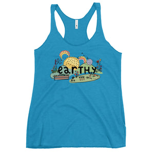 Earthy Tank Top Epcot Flower and Garden Festival Disney Garden Racerback Tank