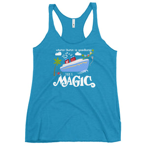 Disney Magic Cruise Tank Top  Disney Family Cruise Vacation Women's Racerback Tank