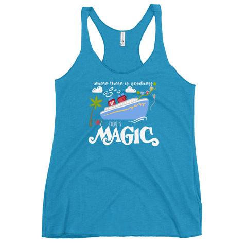 Disney Magic Cruise Tank Top  Disney Family Cruise Vacation Women's Racerback Tank