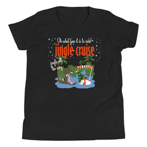 Jingle Cruise Hippo Kids T-Shirt Jungle Cruise Disney Christmas Kids T-Shirt