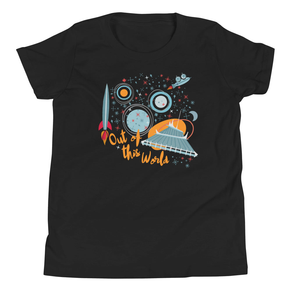 Space Mountain Kids T-Shirt Disney Out of This World Disney Parks Kids T-Shirt