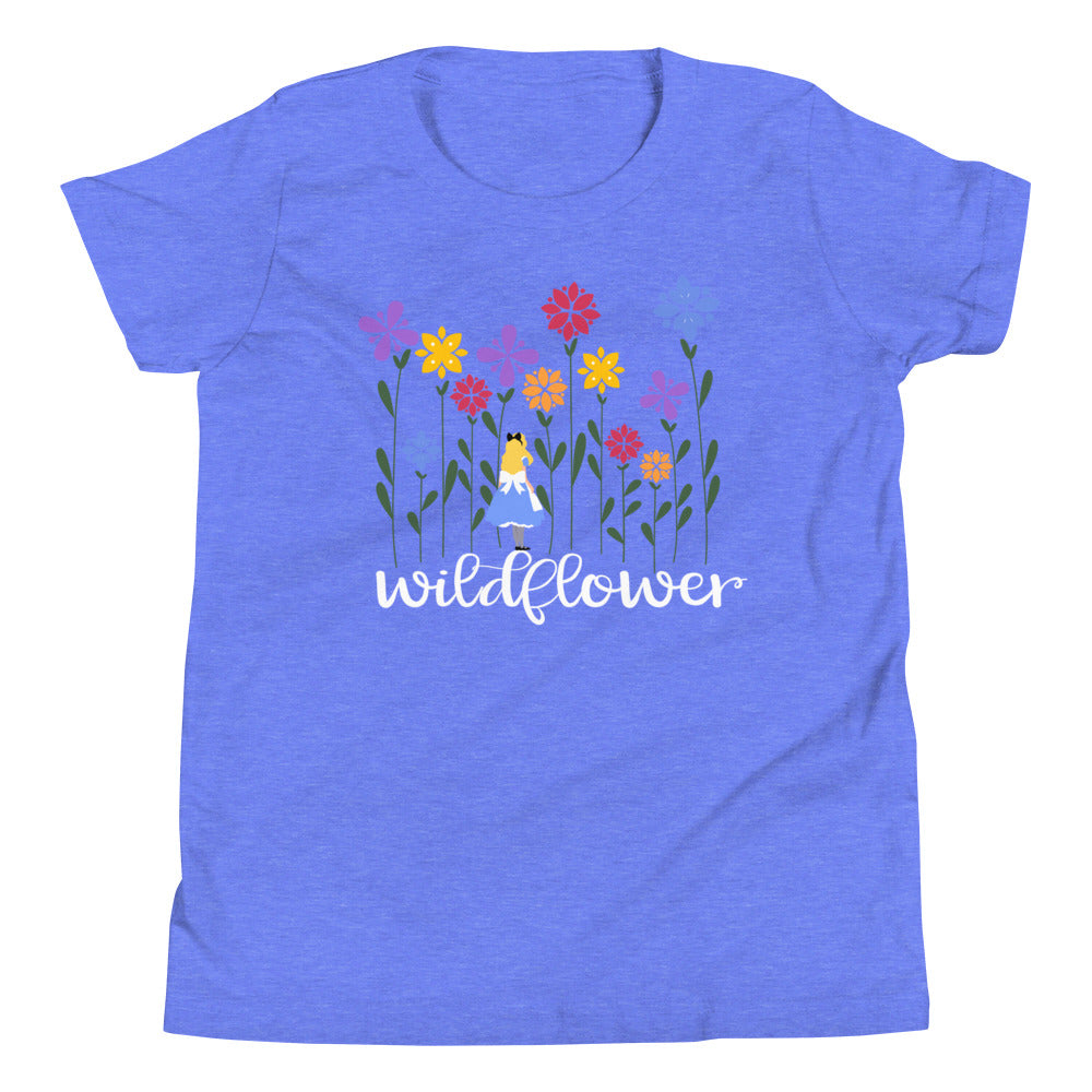 Alice in Wonderland Kids Wildflower Unisex Short Sleeve Kids