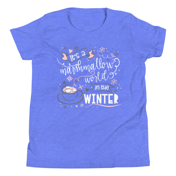 Hot Cocoa Kids T-Shirt Mickey Marshmallow Winter Disney Holiday Kids T-Shirt