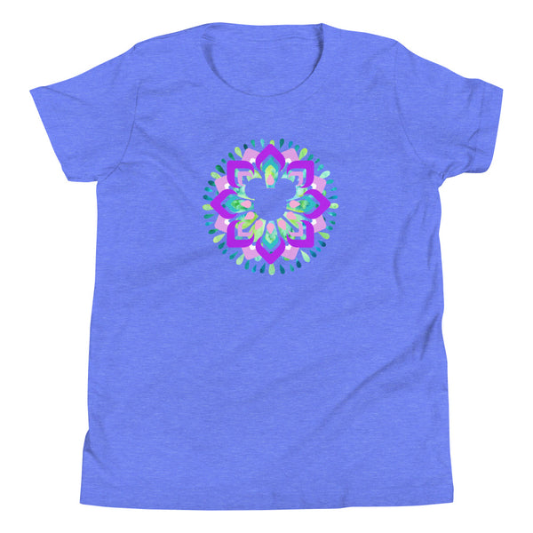 Flower and Garden Mandala Kids T-shirt Hidden Mickey Mandala Kids T-shirt