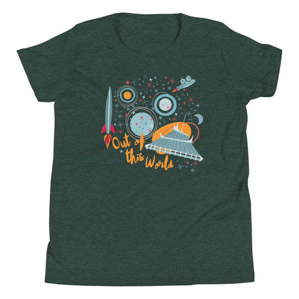 Space Mountain Kids T-Shirt Disney Out of This World Disney Parks Kids T-Shirt