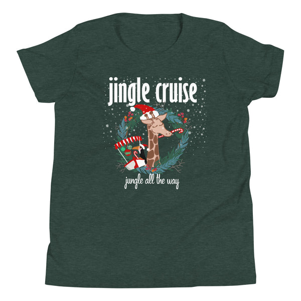 Jingle Cruise Giraffe Kids T-shirt Disney Jungle Cruise Christmas Christmas Kids T-Shirt