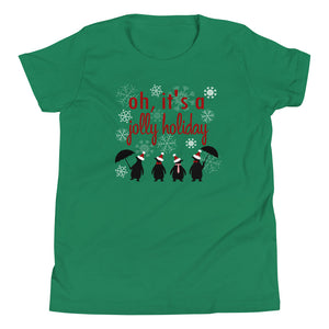 Jolly Holiday Snowfall Kids T-Shirt Disney Christmas, Mary Poppins Kids T-Shirt
