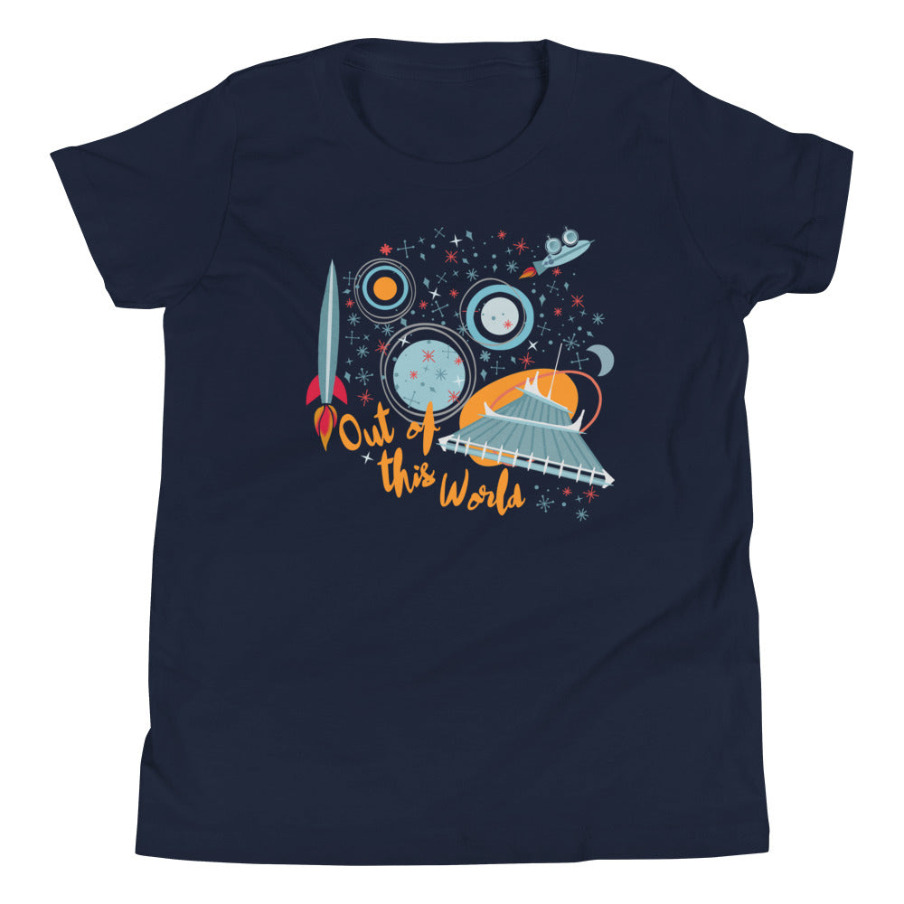 Space Mountain Kids T-Shirt Disney Out of This World Disney Parks