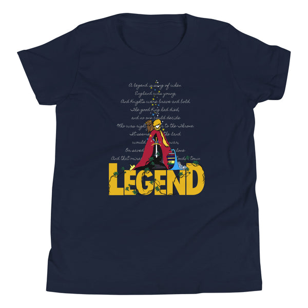 Sword in the Stone Kids T-Shirt Legend King Arthur with Archimedes and Merlin Kids T-shirt
