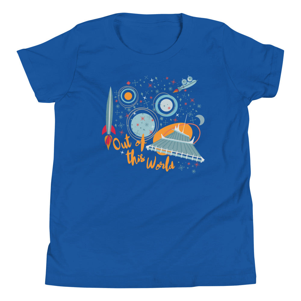 Space Mountain Kids T-Shirt Disney Out of This World Disney Parks