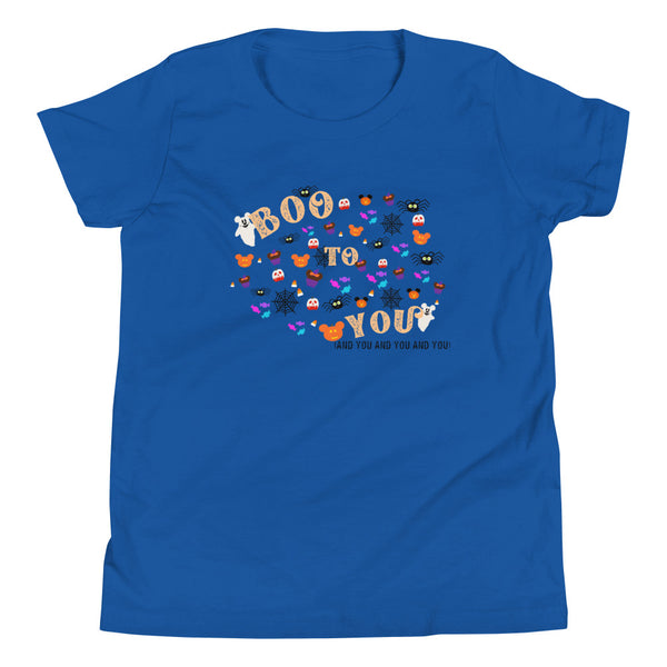 Boo To You Parade Kids T-Shirt Mickey's Not So Scary Halloween Disney Kids T-Shirt