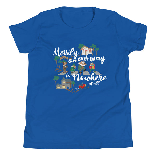 Mr. Toad Kids Merrily on Our Way to Nowhere at all Disneyland Youth Short Sleeve T-Shirt