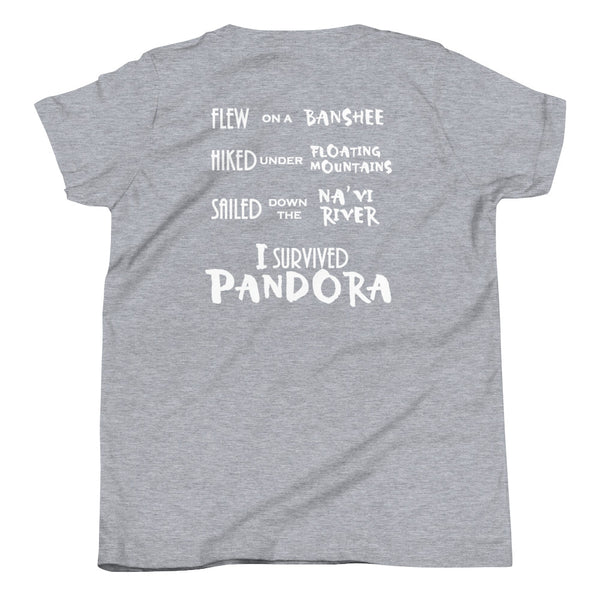 Pandora I Survived Kids Pandora Bucket List Disney Animal Kingdom Kids T-Shirt