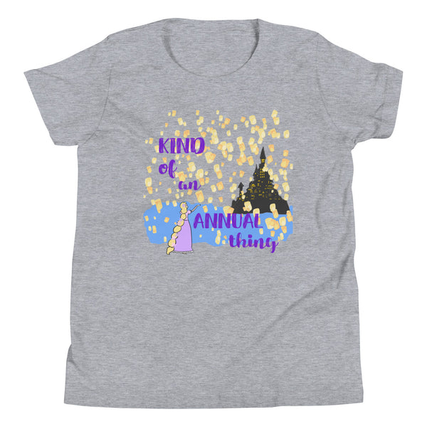 Tangled Kids Birthday Celebration Rapunzel Disney New Year Youth Short Sleeve T-Shirt