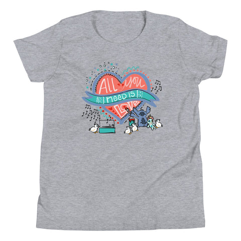 Stitch Love Kid's T-Shirt Disney All You Need is Love Lilo and Stitch Kid's T-Shirt