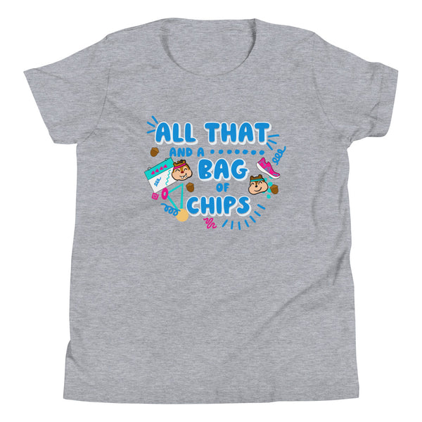 runDisney Chip and Dale kids 90s All that Disney running  Youth Short Sleeve T-Shirt