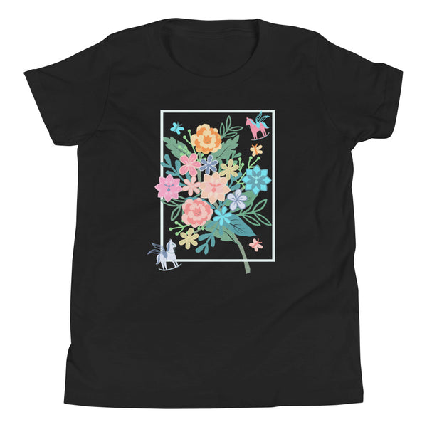 Alice in Wonderland Kids T-shirt Flower Bouquet Flower and Garden Festival Kid's T-shirt
