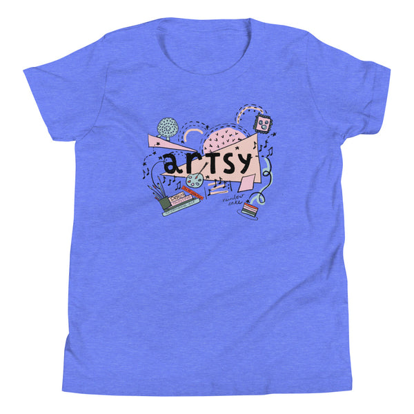 Artsy Disney Kid's T-Shirt Epcot Festival of the Arts Hidden Mickey Artsy Kid's T-Shirt