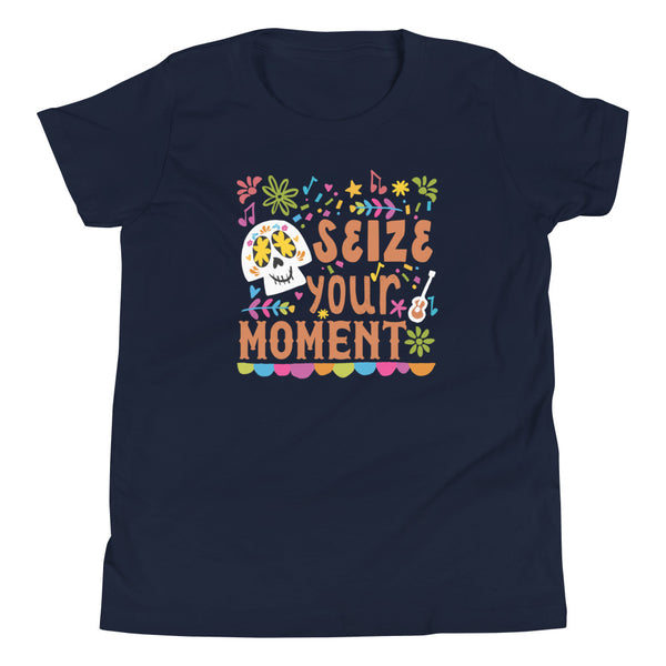 Coco Kid's T-Shirt Disney Shirt Seize Your Moment Day of the Dead Coco Kid's T-Shirt