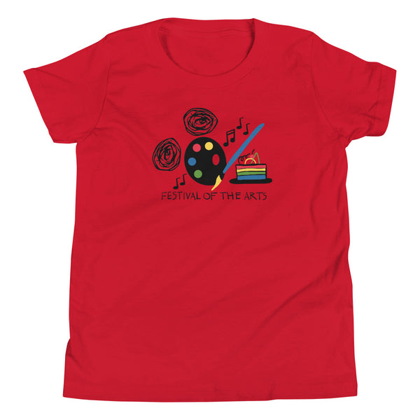 Epcot Mickey Paint Palette Kid's T-Shirt Festival of the Arts Disney Shirt Epcot Kid's Shirt