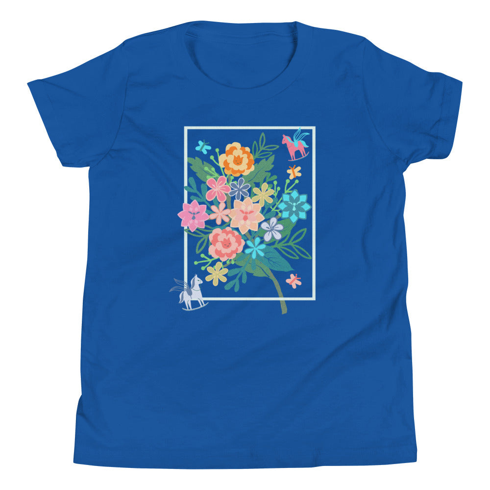 トップス 80s L.L Bean flower art Tee 80s L.L.Bean ヴィンテージTシャツ 植物 花柄 シングルステッチ