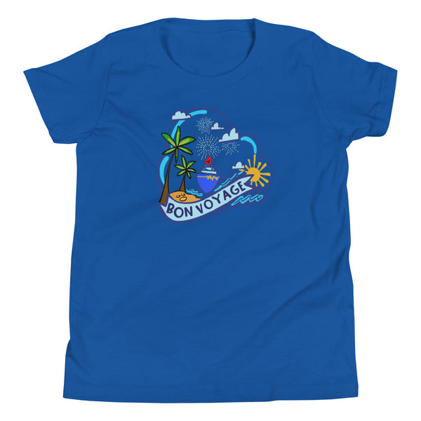 Bon Voyage Kid's T-Shirt Disney Cruise Shirt Castaway Cay Kid's T-shirt