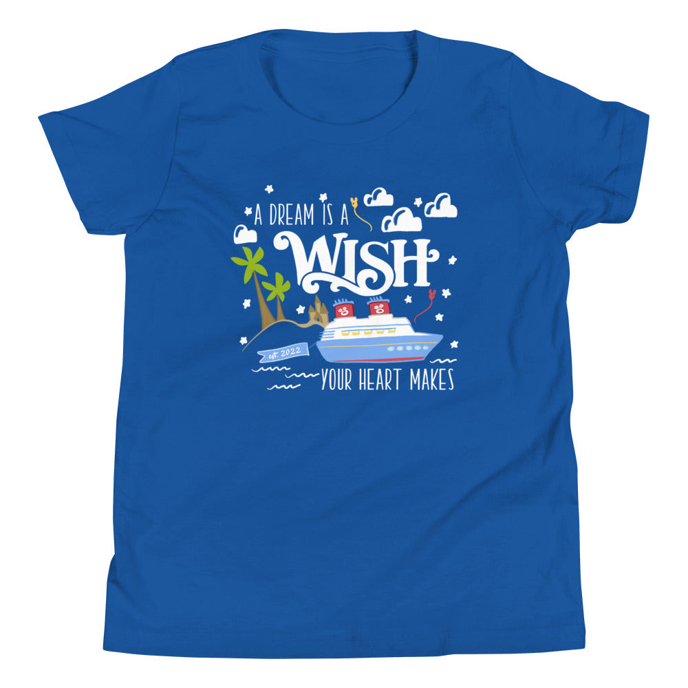 Disney Wish Kid's T-Shirt Disney Cruise READY TO SHIP- Kid's Disney Wish T-Shirt- KID'S SMALL