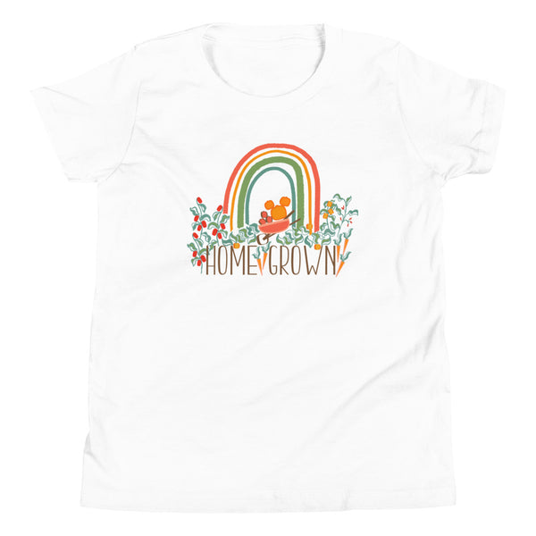 Home Grown Garden Kid's T-Shirt Pumpkin Rainbow Flower and Garden Kid's T-Shirt
