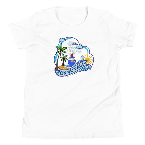 Bon Voyage Kid's T-Shirt Disney Cruise Shirt Castaway Cay Kid's T-shirt