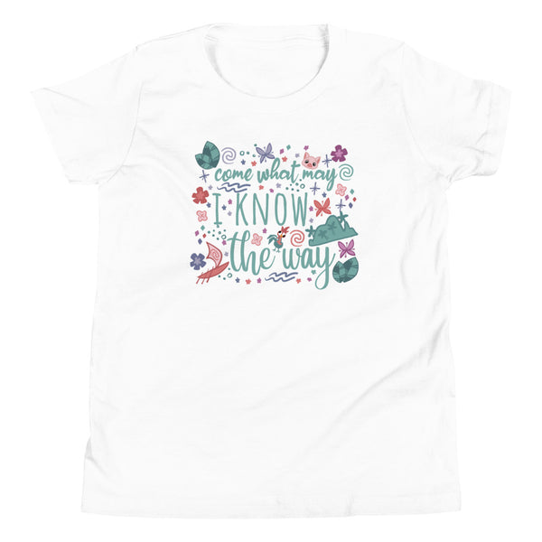 Moana Come What May Kid's Shirt I Know the Way Disney Princess Moana Kid's Shirt