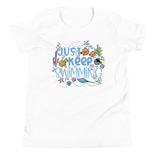 Finding Nemo Kid's T-Shirt Disney Shirt Just Keep Swimming Ocean Kid's Shirt